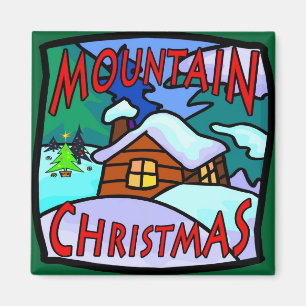 Aimant Noël des montagnes