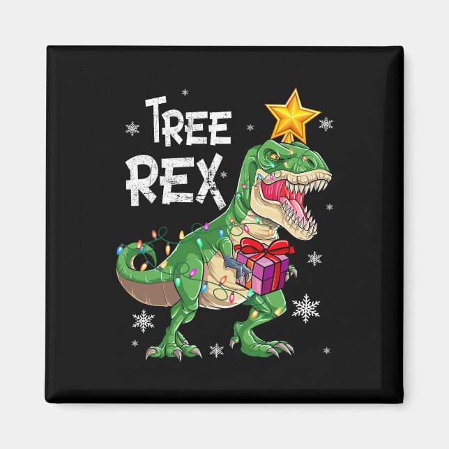 Aimant Noël Dinosaure Arbre Rex Pajamas Hommes Garçons En (Devant)