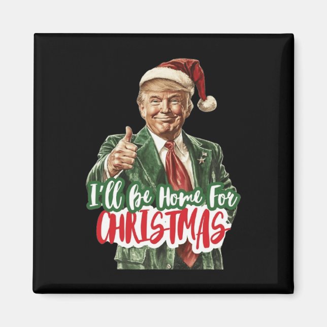 Aimant Noël Donald Trump Président 2024 Dancing Funn (Devant)