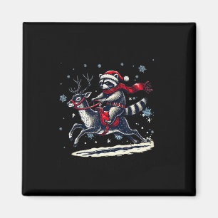 Aimant Noël drôle Désolé Père Noël J'ai été Réco Feral