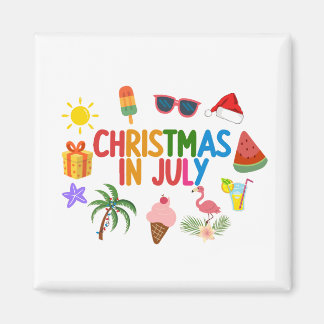Aimant Noël en juillet