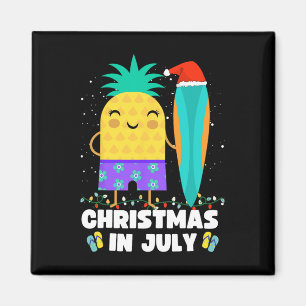 Aimant Noël en Juillet Ananas Noël en Juillet Décoration