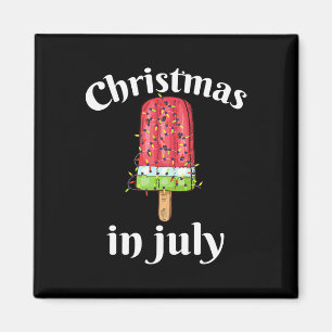 Aimant Noël en juillet Glace Sapin de Noël Été 