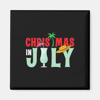Aimant Noël en juillet Joyeux Noël Eté Drôle San