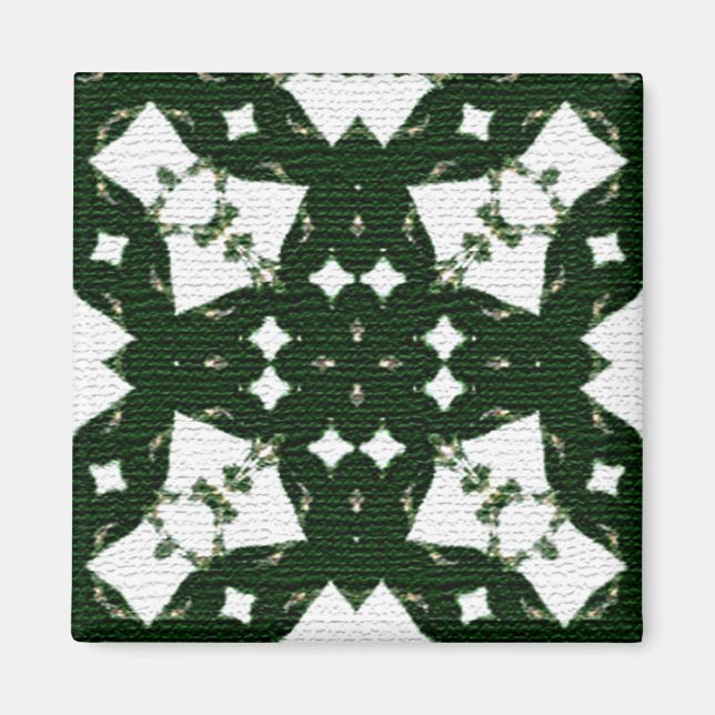 Aimant Noël Green Garland (Devant)