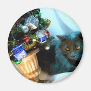 Aimant Noël gris Kitty V