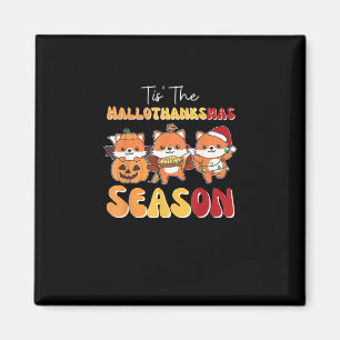 Aimant Noël Halloween C'Est La Saison Hallothanksmas