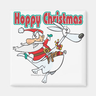 Aimant noël houleux père Noël sauter kangourou