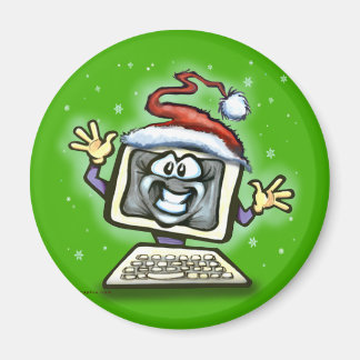Aimant Noël informatique