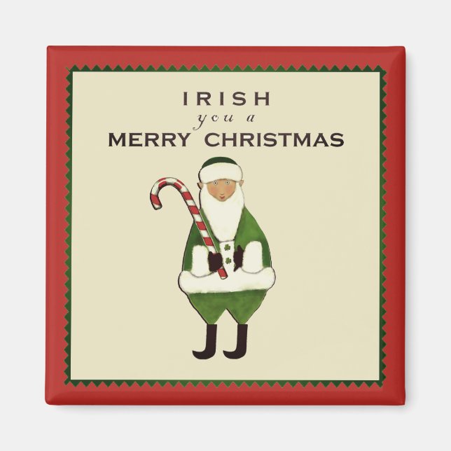 Aimant Noël irlandais (Devant)