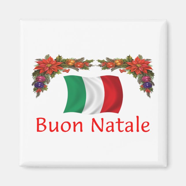 Aimant Noël Italie (Devant)