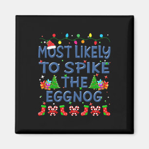 Aimant Noël Le Plus Susceptible D'Araigner La Famille Egg