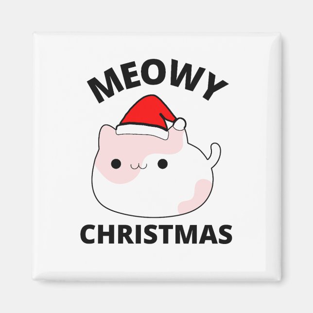 Aimant Noël Meowy (Devant)