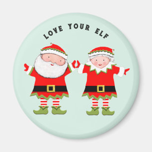 Aimant Noël mignon à deux
