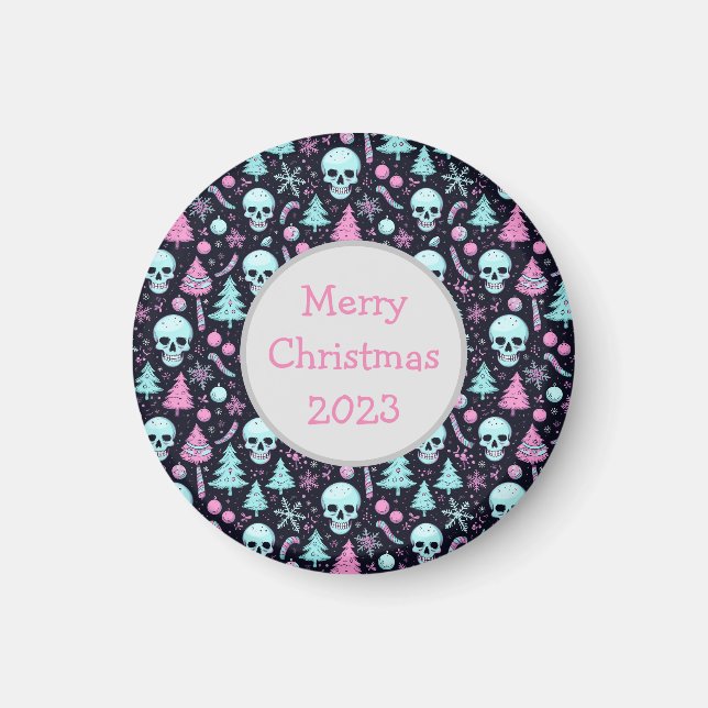 Aimant Noël Pastel Goth (Devant)