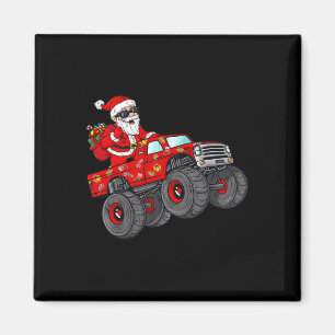 Aimant Noël Père Noël équitation Monster Camion Garçons K
