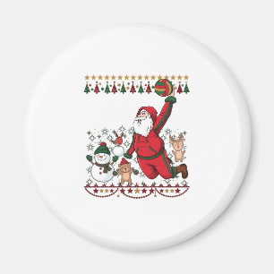 Aimant Noël Père Noël Volleyball Bonhomme de neige Renne