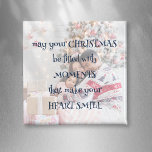 Aimant Noël Plein de coeur Dire Superposition Photo<br><div class="desc">Noël Plein De Coeur Dit Photo Overlay Navy Texte. Une citation chaleureuse et cosy de Christmassy superposée sur votre photo préférée teintée dans l'arrière - plan. Puisse Votre Noël être rempli de Moments qui font votre coeur Sourire est dans un script blanc bleu marine et peut être personnalisé si vous...</div>