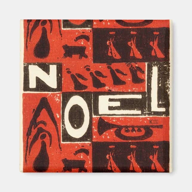 Aimant Noël Rouge (Devant)