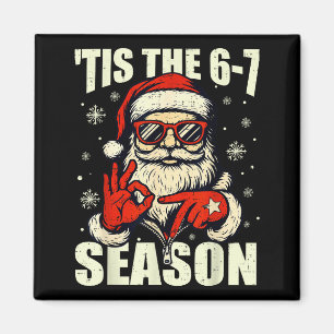 Aimant Noël Santa C'est La Saison 67 Meme Numéro Six