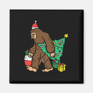 Aimant Noël Sasquatch Bigfoot Noël Enfants Hommes Femmes 