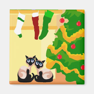 Aimant Noël siamois