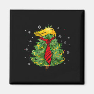 Aimant Noël Trump États-Unis Drôle Cheveux Trump Arbre Py