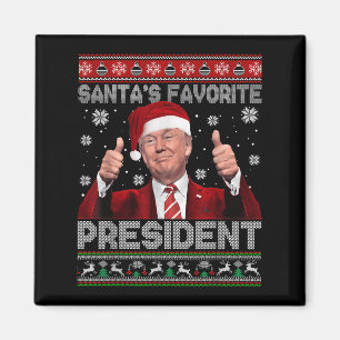 Aimant Noël Trump Santas Président favori Xmas Ugl