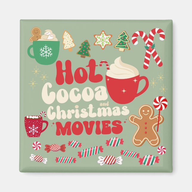 Aimant Noël vintage (Devant)