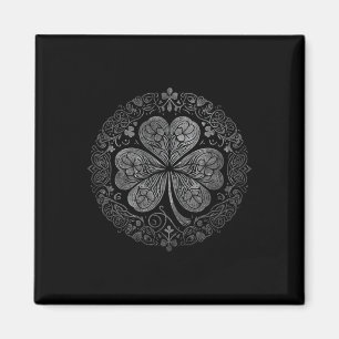 Aimant Nœud celtique feuille trèfle drôle St Patrick Day 