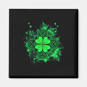Aimant Nœud celtique Trèfle à trois feuilles Shamrock Sai