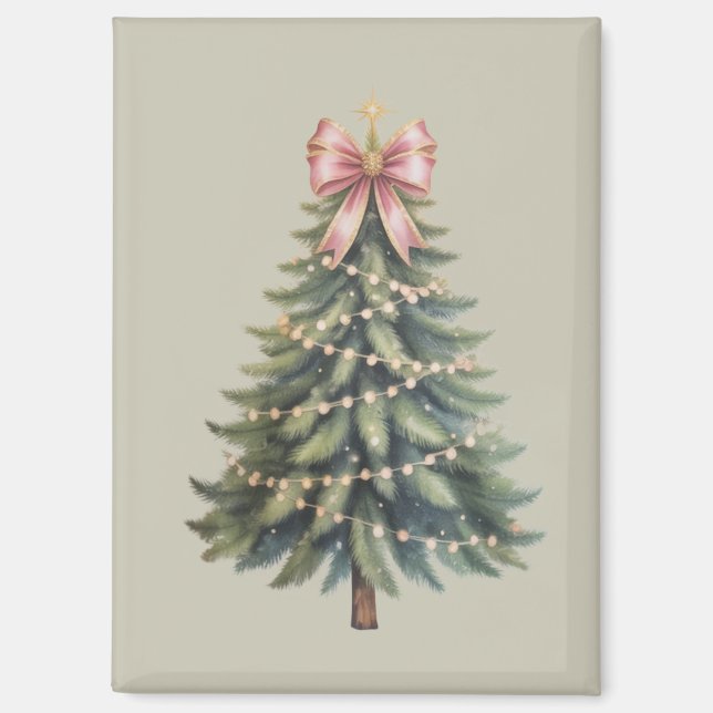 Aimant Noeud de sapin de Noël Coquette Xmas (Recto)