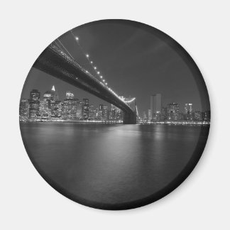 Aimant Noir blanc New York City Skyline