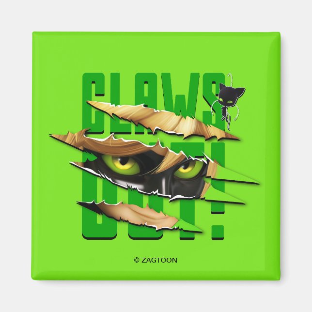 Aimant Noir de chat et Plagg | Écarts (Devant)