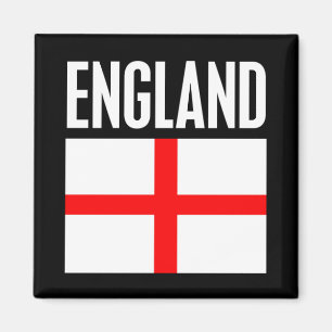 Aimant Noir de drapeau de l'Angleterre