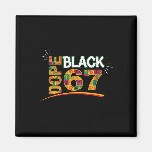 Aimant Noir de Drogue 67 Mois de l'histoire des Noirs Six