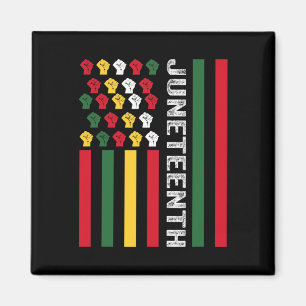 Aimant Noir Histoire Drapeau Afro-Américain depuis 1865