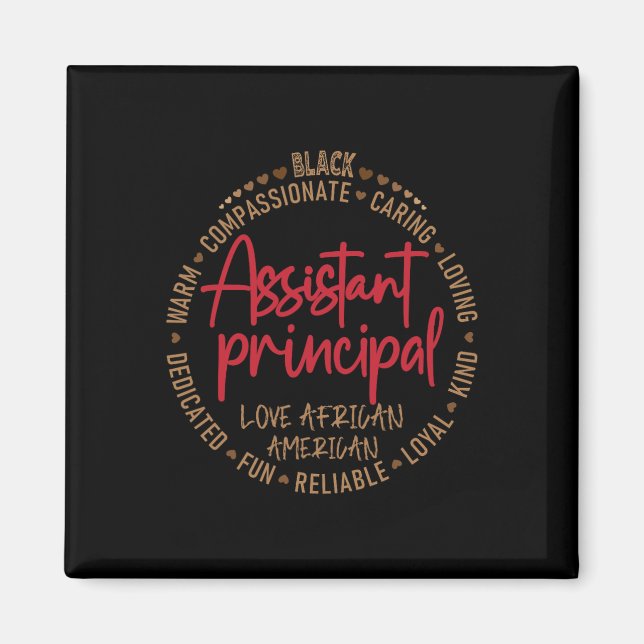 Aimant Noir Istant Principal Love Africain Américain (Devant)