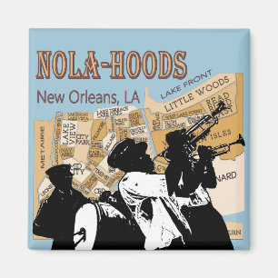 Aimant Nola Hoods Brass Band