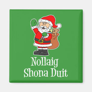 Aimant Nollaig Shona Duit Noël irlandais Père Noël