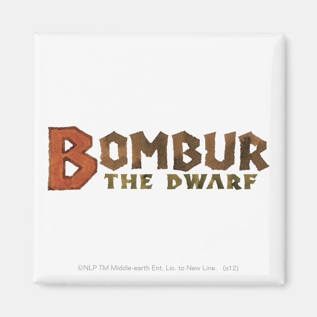Aimant Nom Bombur (Devant)