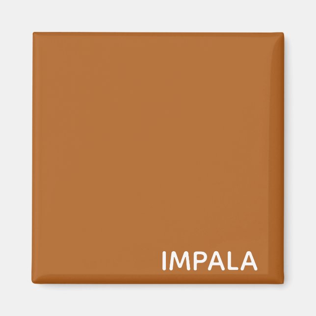 Aimant Nom de couleur brun Impala (Devant)