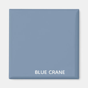 Aimant Nom de la couleur bleue de la grue bleue