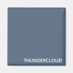 Aimant Nom de la couleur gris-bleu du nuage-tonnerre