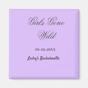 Aimant Nom de la fête de Bachelorette Girls Gone wild dat