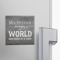 Nom de l'enseignant chalkboard blanc typographie c