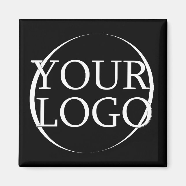 Aimant Nom de l'entreprise Créer votre propre texte d'ent (Devant)