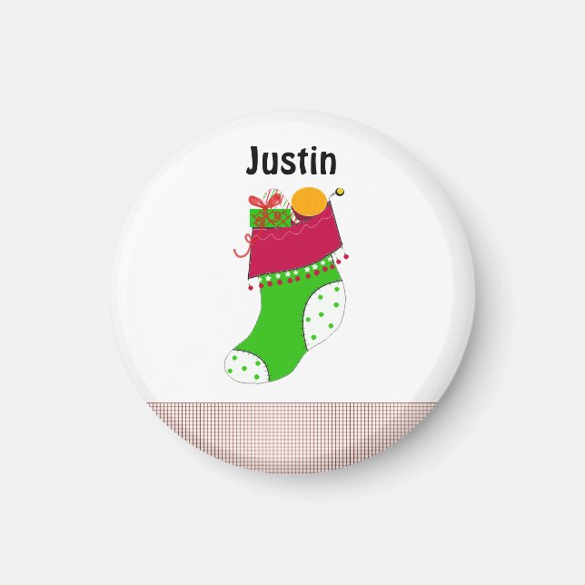 Aimant Nom de Noël Tags (Devant)