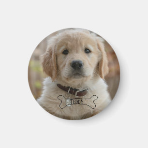 AIMANT NOM DE PHOTO DE CHIOT CHIEN OS MEILLEUR CHIEN MAMA