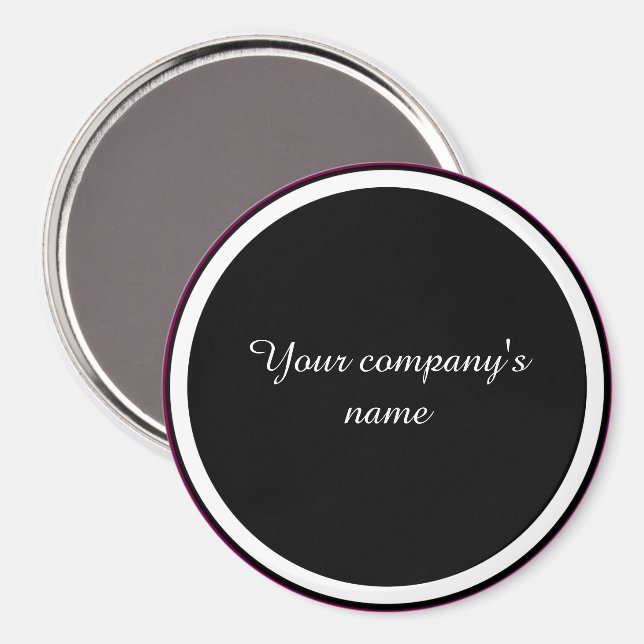 Aimant Nom de votre entreprise, modèle, (Recto/Verso)